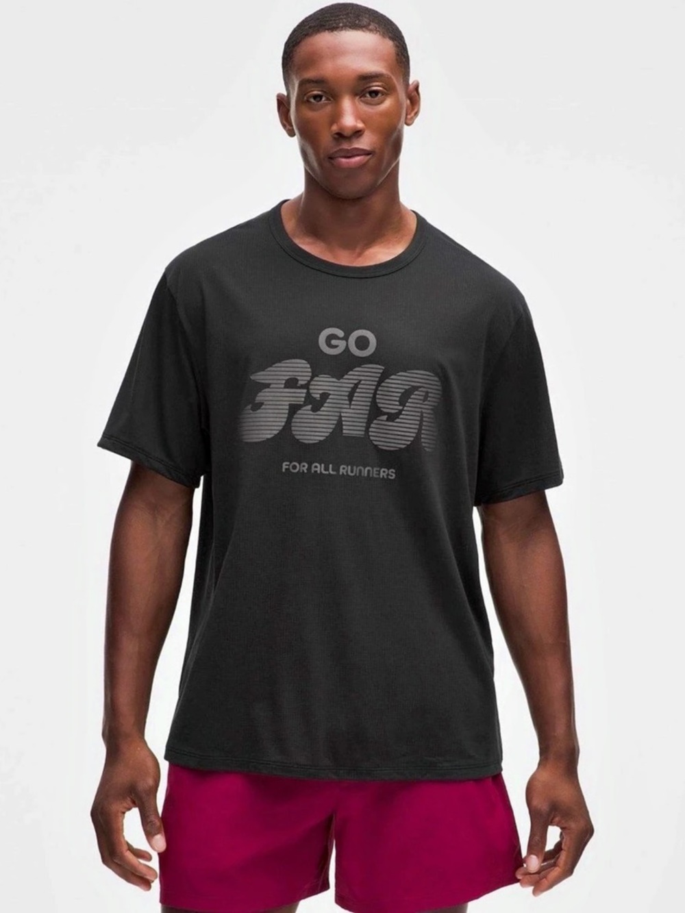 Lululemon Mile Maker Mesh Short Sleeve *Graphic